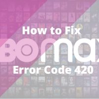 restart HBO Max to resolve error code 420
